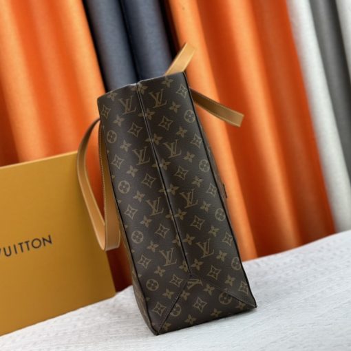 Louis Vuitton Shopper Tote Mm Monogram Brown 40Cm - Image 4