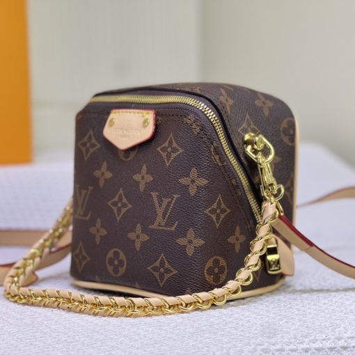 Louis Vuitton Just In Case Monogram Canvas Leather Brown 13Cm M47096 - Image 4