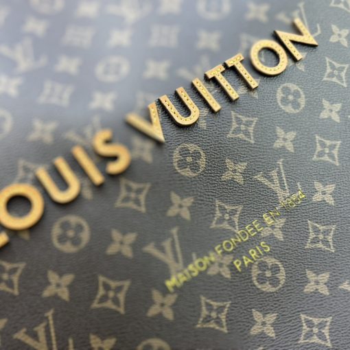 Louis Vuitton Shopper Tote Mm Monogram Brown 40Cm - Image 7