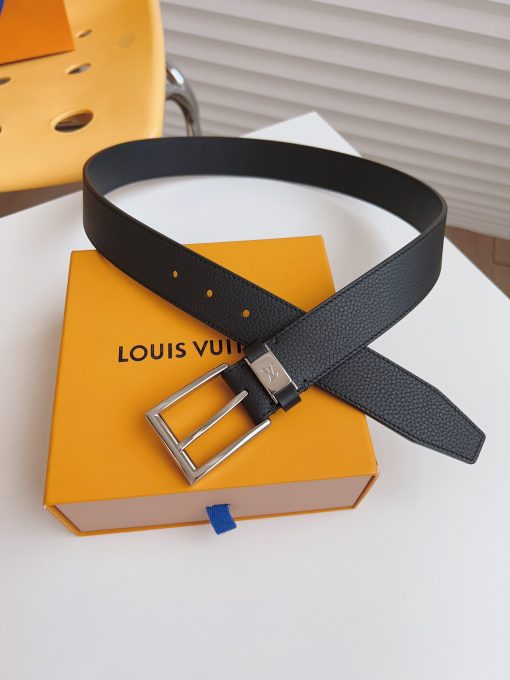 Salvatore Ferragamo Gancini Black Leather Belt With Gold Metal Buckle - 85 Eu 100 Cm - Image 6