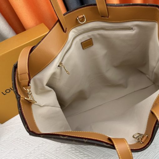 Louis Vuitton Shopper Tote Mm Monogram Brown 40Cm - Image 9