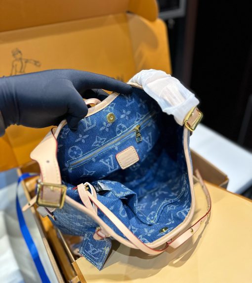 Louis Vuitton Carryall Pm Denim Blue 28Cm - Image 10