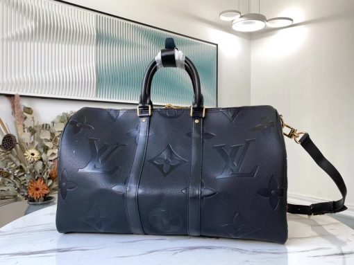 Louis Vuitton Keepall Bandouliere 50 Black M45532 - Image 3