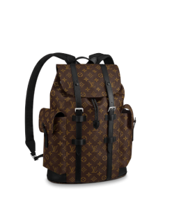 Louis Vuitton Christopher Backpack Monogram Brown Macassar Canvas 45Cm M43735