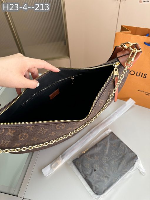 Louis Vuitton Loop Hobo Monogram Canvas Brown 35Cm M46311 - Image 10