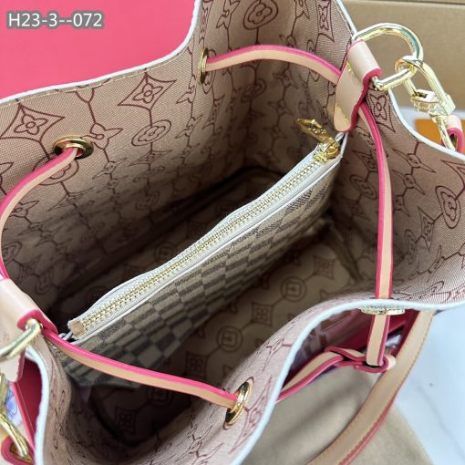 Louis Vuitton Neonoe Mm Damier Azur Coated Canvas 25Cm N40474 - Image 10