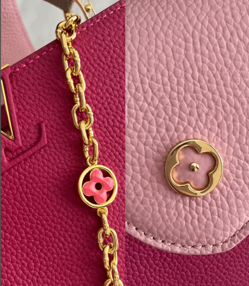 Louis Vuitton Capucines Taurillon Cowhide Dark Pink 27Cm M20845 - Image 3