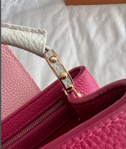 Louis Vuitton Capucines Taurillon Cowhide Dark Pink 27Cm M20845 - Image 4