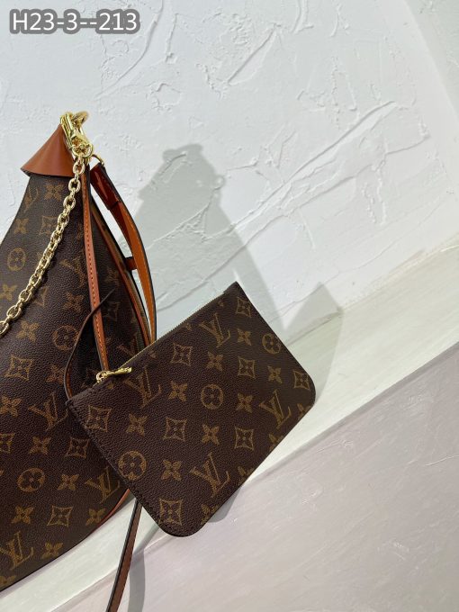Louis Vuitton Loop Hobo Monogram Canvas Brown 40Cm M46311 - Image 5