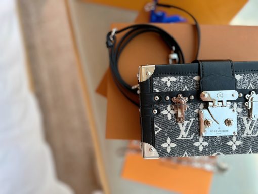 Louis Vuitton Petite Malle Black And Grey 19Cm M21462 - Image 7