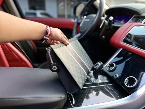 Louis Vuitton X Fragment Pochette Voyage Damier Graphite 27Cm - Image 9