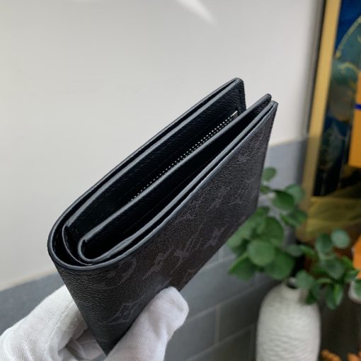 Louis Vuitton Amerigo Wallet Monogram Canvas In Black 11Cm N60053 - Image 9