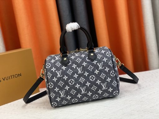 Louis Vuitton Speedy Bandouliere 25 Grey M21464 - Image 9
