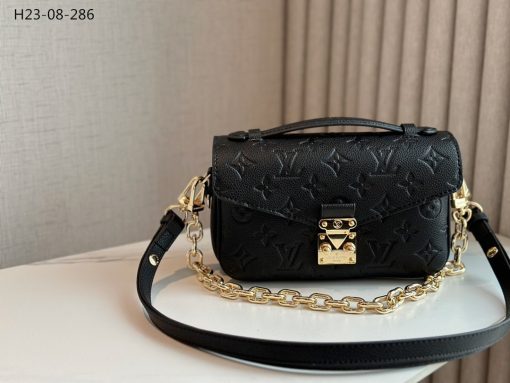 Louis Vuitton Pochette Metis East West Bag Black 21Cm M46595 - Image 2
