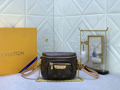 Louis Vuitton Mini Bumbag Bag Monogram Canvas 17Cm M82335 - Image 10