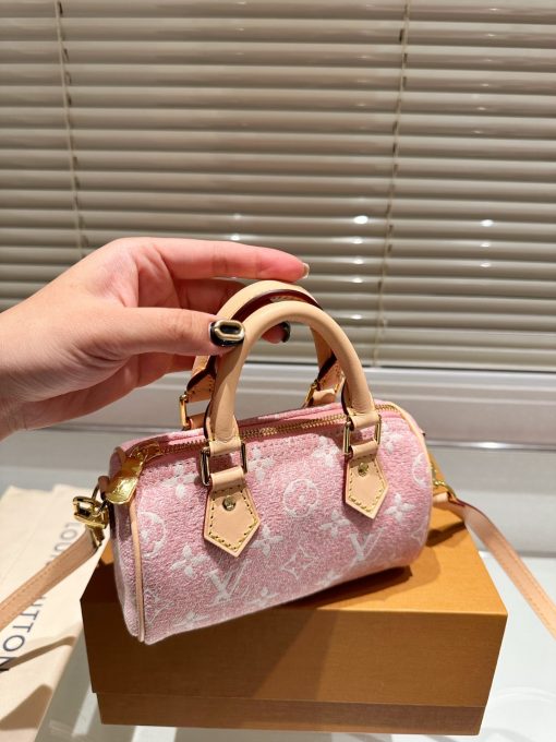 Louis Vuitton Nano Speedy Monogram Pink 17Cm - Image 5