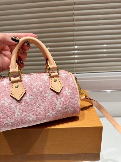 Louis Vuitton Nano Speedy Monogram Pink 17Cm - Image 6