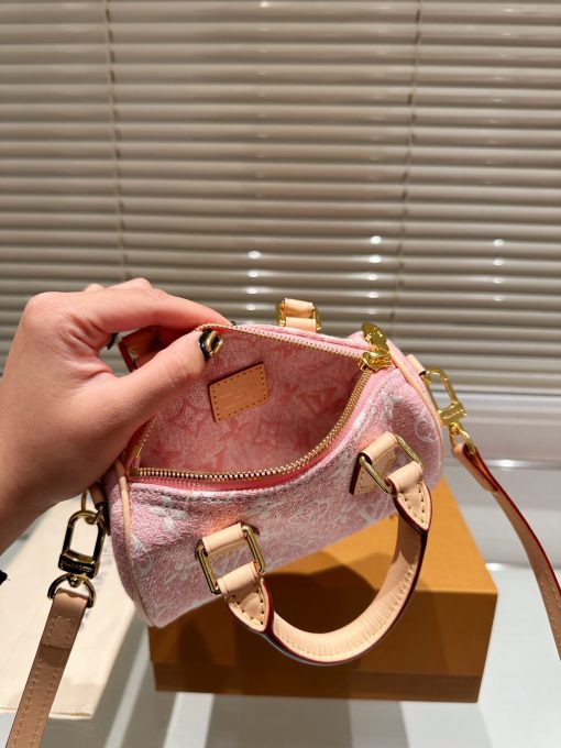 Louis Vuitton Nano Speedy Monogram Pink 17Cm - Image 8