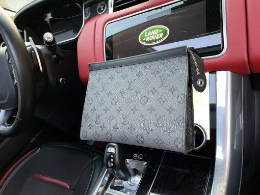 Louis Vuitton Pochette Voyage Mm Monogram Eclipse 27Cm M61692 - Image 2