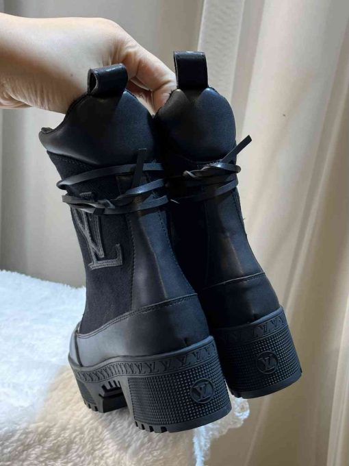 Louis Vuitton Ruby Flat Boots Suede Calfskin And Shearling Beige 1Agwgb - Image 8