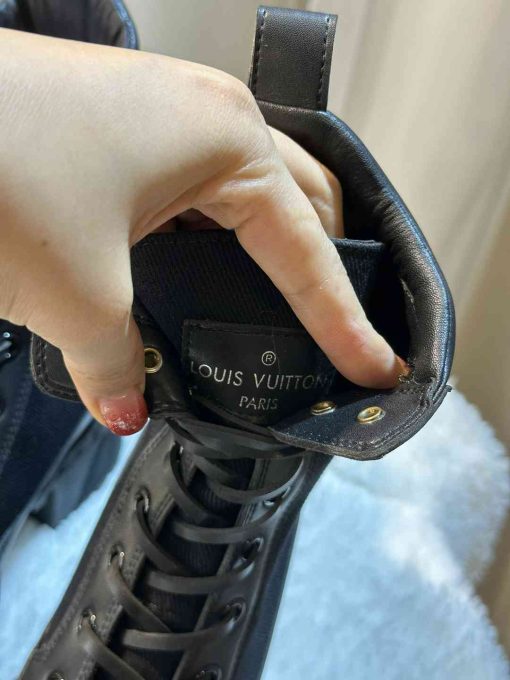 Louis Vuitton Ruby Flat Boots Suede Calfskin And Shearling Beige 1Agwgb - Image 7