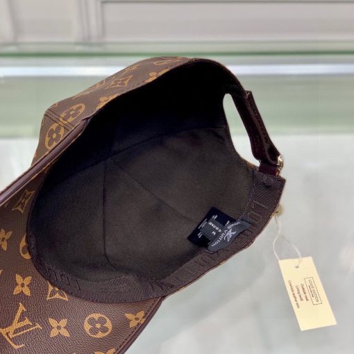 Louis Vuitton Monogram Coated Canvas Cap Brown - Image 6
