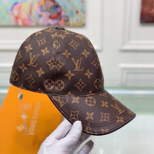 Louis Vuitton Monogram Coated Canvas Cap Brown - Image 5