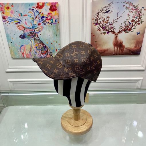 Louis Vuitton Monogram Coated Canvas Cap Brown - Image 3
