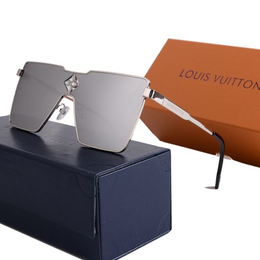 Louis Vuitton Cyclone Metal Sunglasses Silver Hardware In Silver - Image 2