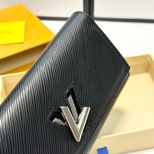 Louis Vuitton Twist Wallet Leather Black 19Cm M68309 - Image 6