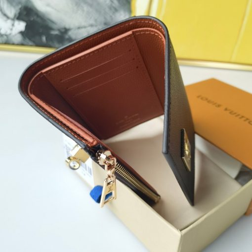 Louis Vuitton Victorine On My Side Wallet Monogram Black 12Cm M82640 - Image 7