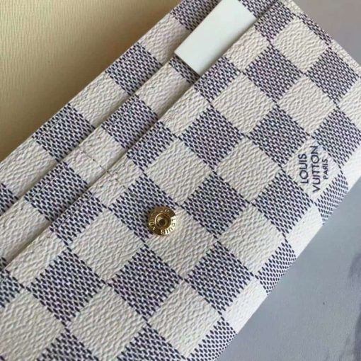 Louis Vuitton Sarah Wallet Damier Azur 19Cm N63208 - Image 5