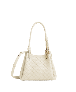 Bottega Veneta Women Small Parachute Sea Salt
