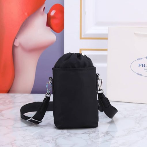 Prada Nylon Messenger Bag Black - Image 5