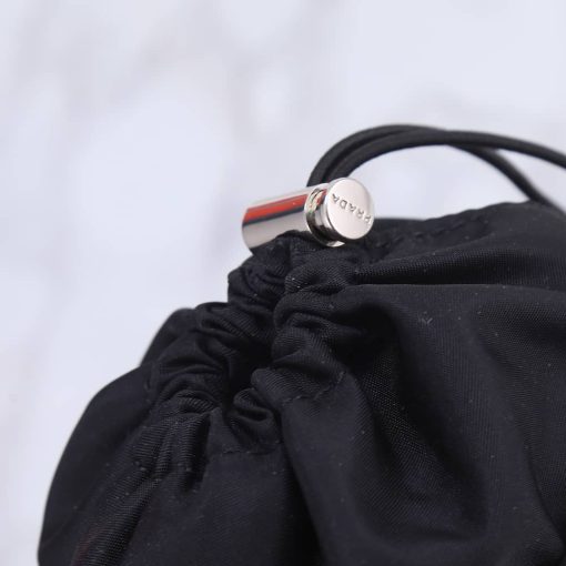 Prada Nylon Messenger Bag Black - Image 6