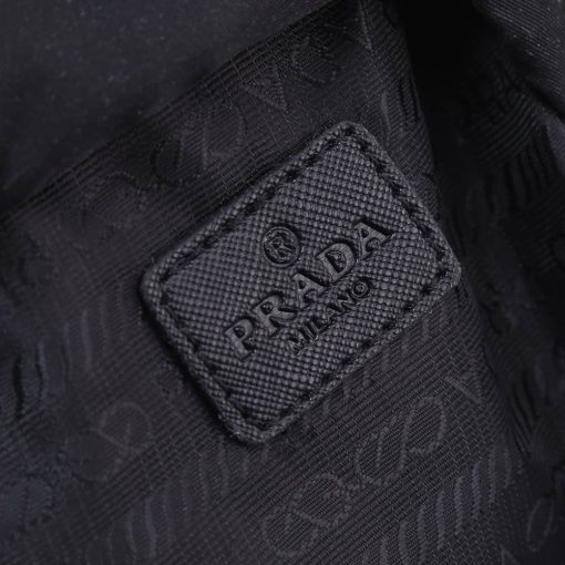 Prada Nylon Messenger Bag Black - Image 9