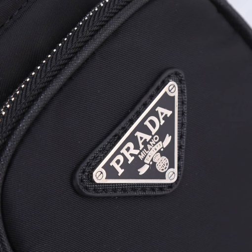 Prada Nylon Messenger Bag Black - Image 10