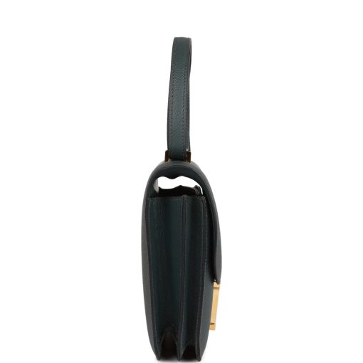 Hermes Constance 18 Bleu Orage Epsom Gold Hardware - Image 3