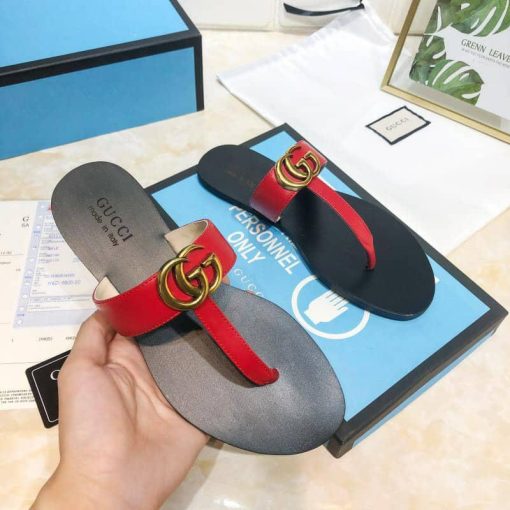 Gucci Double G Sandal Black 771578 Bko00 1000 - 35 Eu 4 Us 23 Cm 9 In - Image 3