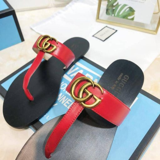 Gucci Double G Sandal Black 771578 Bko00 1000 - 35 Eu 4 Us 23 Cm 9 In - Image 4