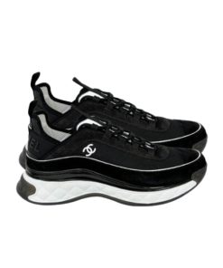 Chanel Women's Suede Sneaker Black G39072 Y55826 K4284