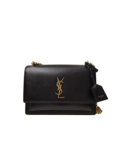 Saint Laurent Sunset Medium Chain Bag In Smooth Leather 22Cm 442906D420W1000