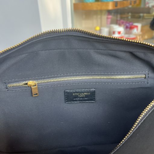 Saint Laurent Lyia Duffle In Quilted Lambskin Black 31Cm 7667851El071000 - Image 2