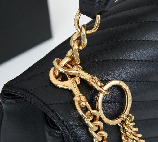 Saint Laurent College Large Chain Bag Black 32Cm 600278Brm071000 - Image 4