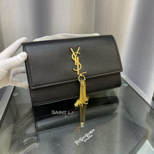 Saint Laurent Kate Medium Chain Bag With Tassel In Grain De Poudre Embossed Leather 354119Bow0J1000 - Image 2
