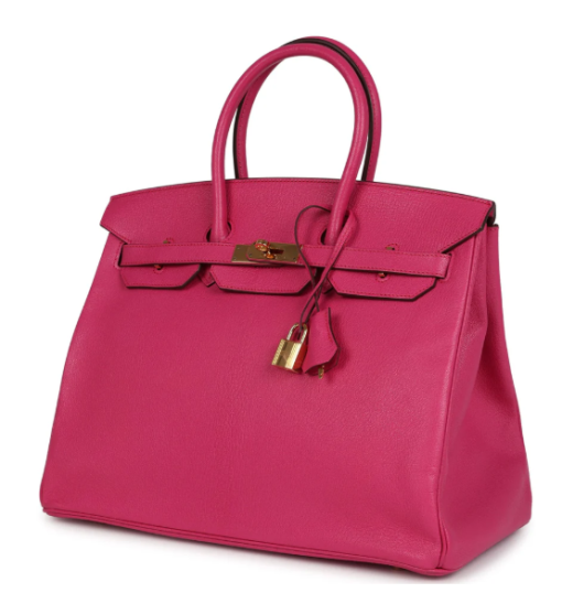 Hermès Birkin 35 in Rose Tyrien with Gold Hardware - Image 2