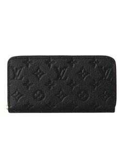Louis Vuitton Zippy Wallet Black 19Cm M61864