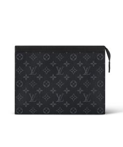 Louis Vuitton Pochette Voyage Mm Monogram Eclipse 27Cm M61692