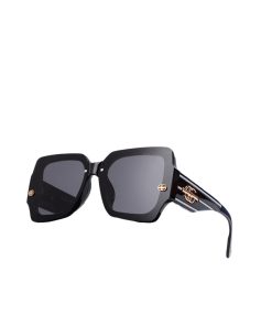 Gucci Gg Gradient Square Sunglasses With Line In Black