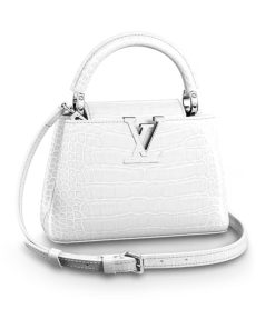 Louis Vuitton Capucines Mini White 21Cm N93701